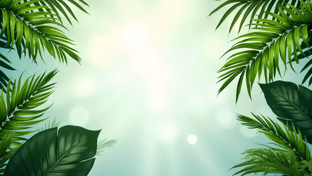 Tropical Leaves Illustration