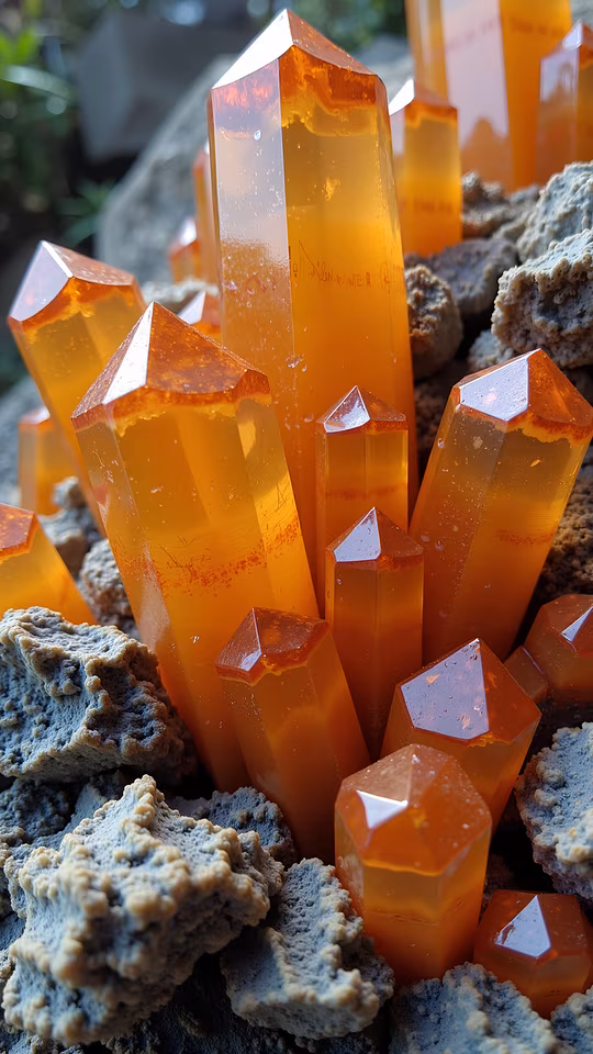 Amber Crystals