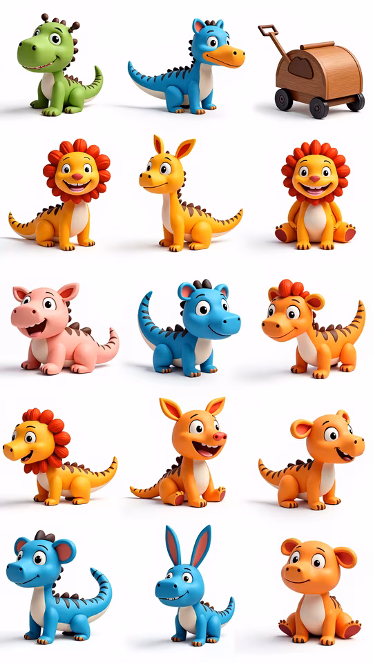 Cartoon Dinosaurs