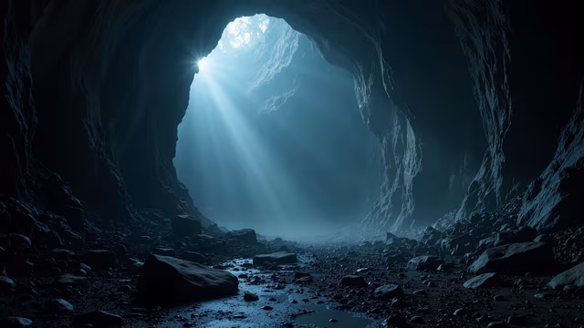 Cave Light Illustration