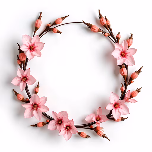 Circular Floral Wreath