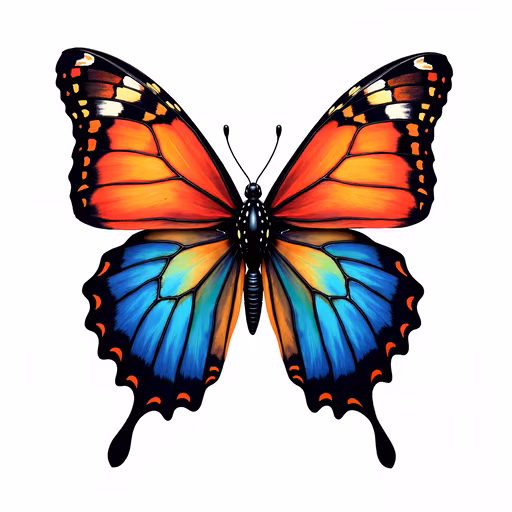 Colorful Butterfly Illustration