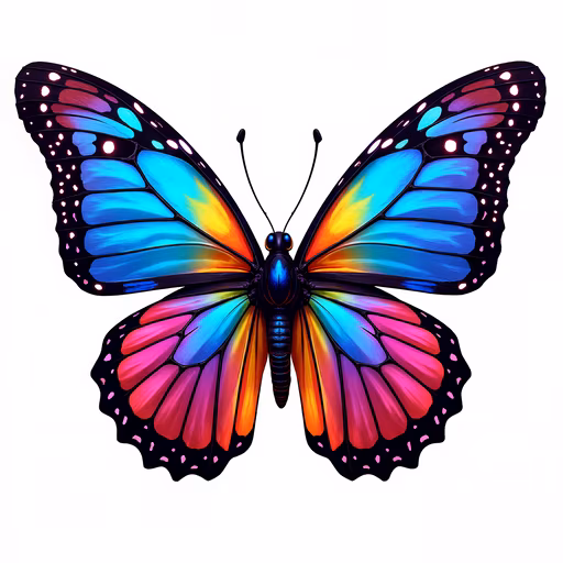 Colorful Butterfly Illustration