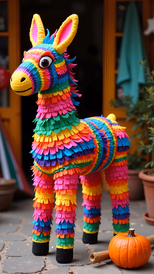 Colorful Donkey Pinata