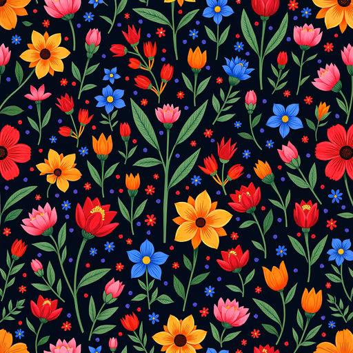 Colorful Floral Pattern