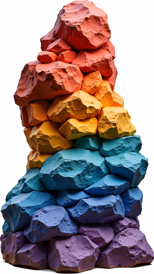 Colorful Rock Stack