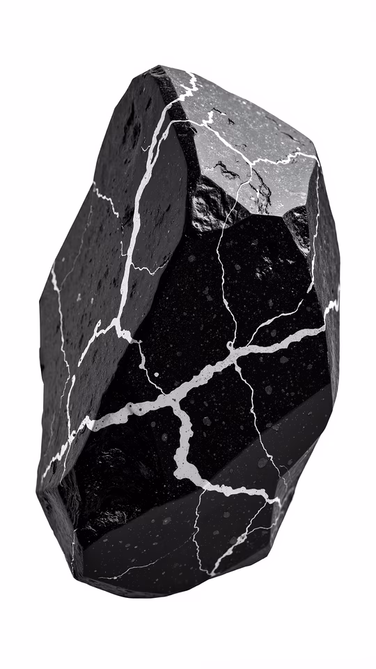 Cracked Rock Illustration