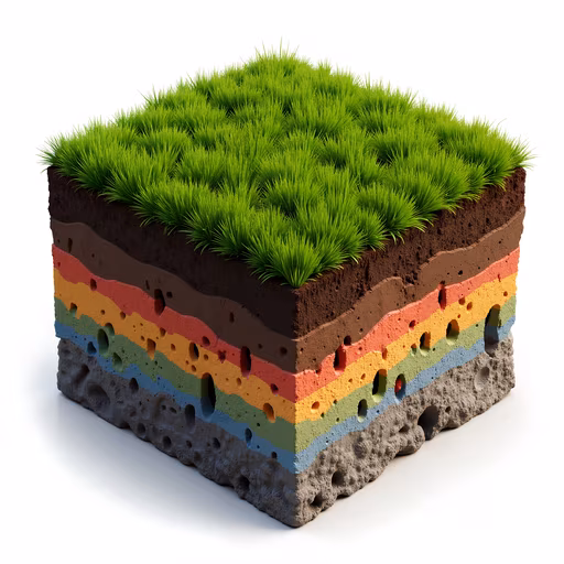 Cross Section of Soil