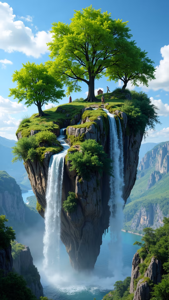 Floating Island Fantasy