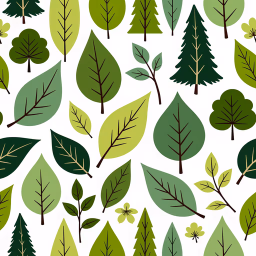 Forest Pattern Illustration