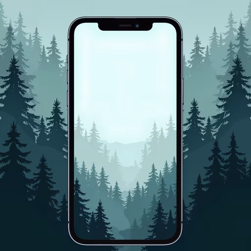 Forest Silhouette Illustration