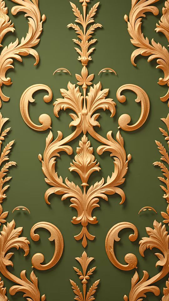 Golden Baroque Ornament