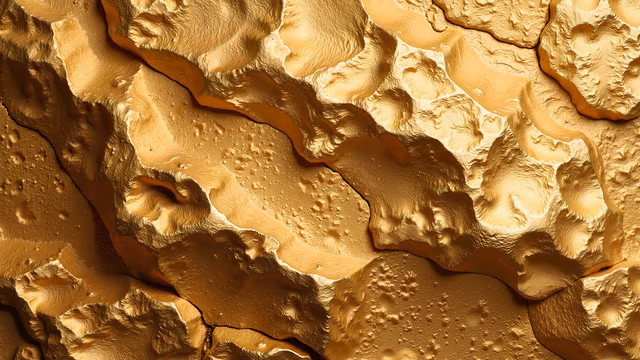 Golden Terrain Illustration