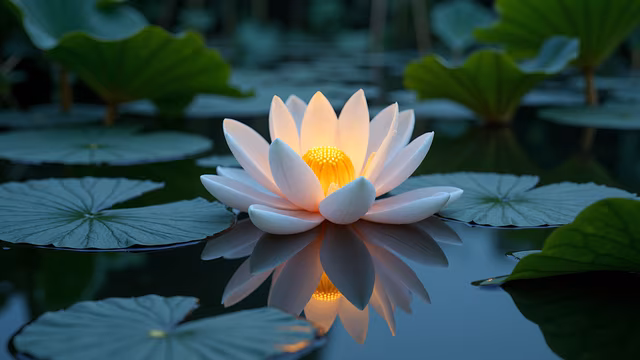 Illuminated Lotus