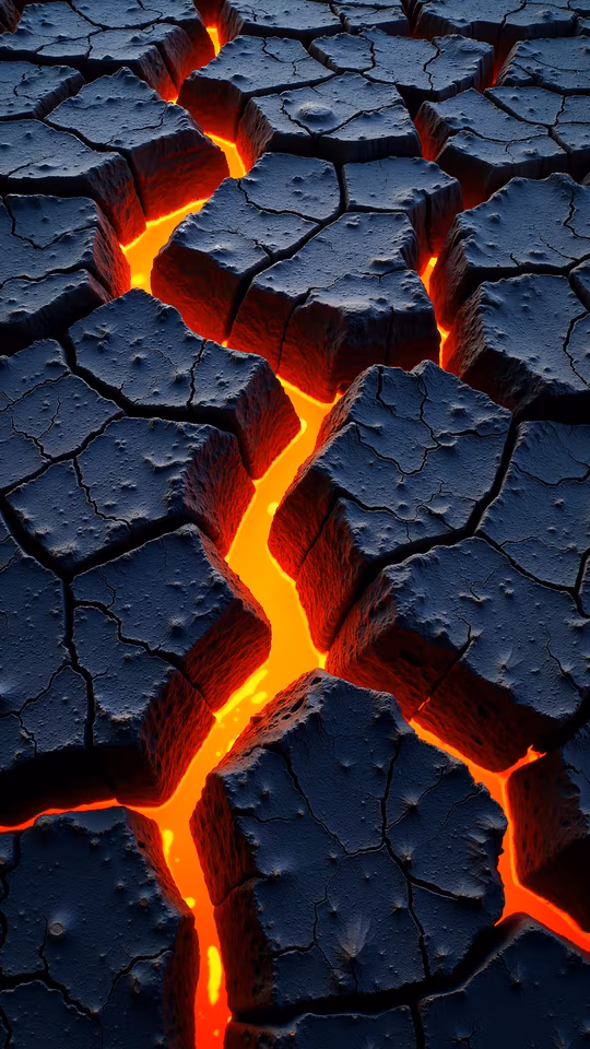Lava Flow Illustration