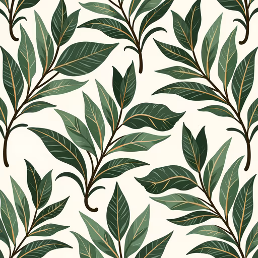 Leafy Branches Illustration