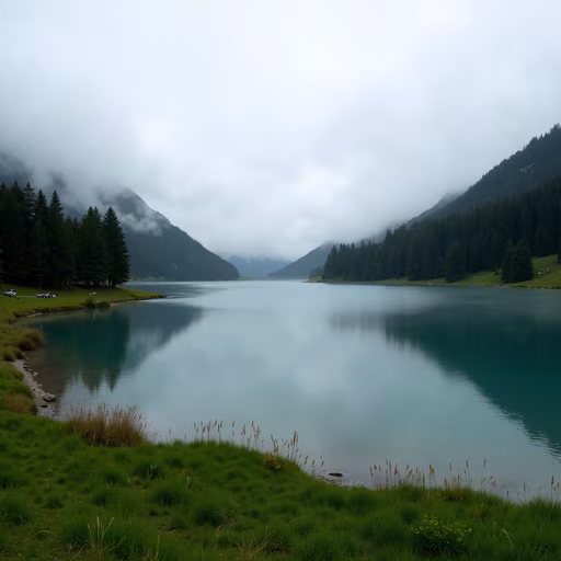 Mountain Lake Reflection