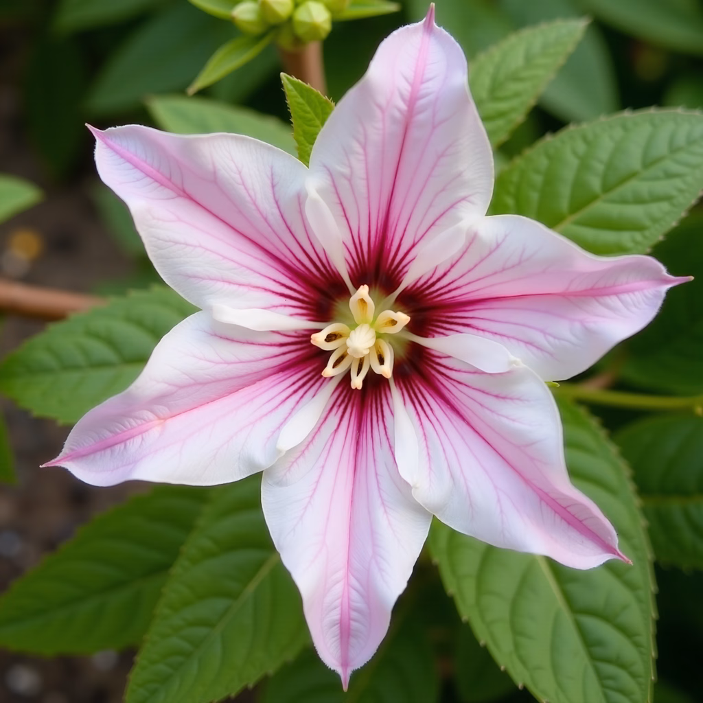 Close-up of a stunning pink dahlia with intricate details and vibrant colors.