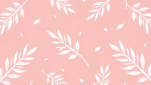 Pink Leaves Pattern