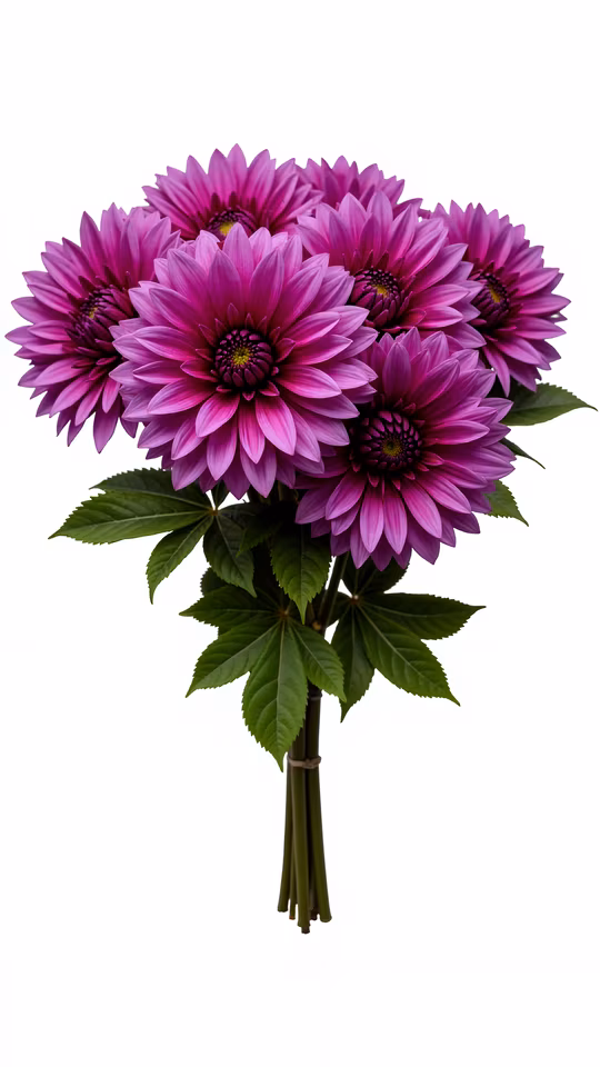 Purple Dahlia Bouquet