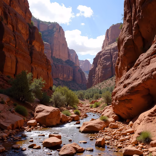 Red Canyon Landscape