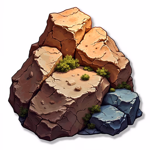 Rock Formation Illustration