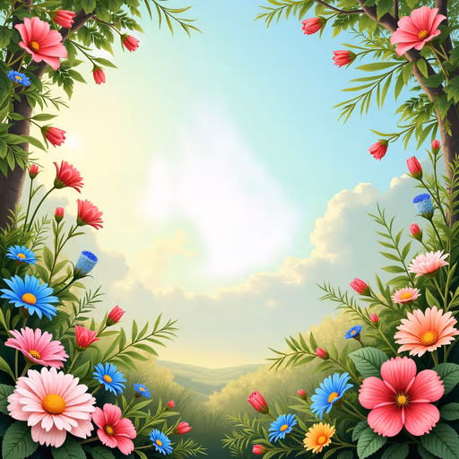 Spring Bloom Illustration