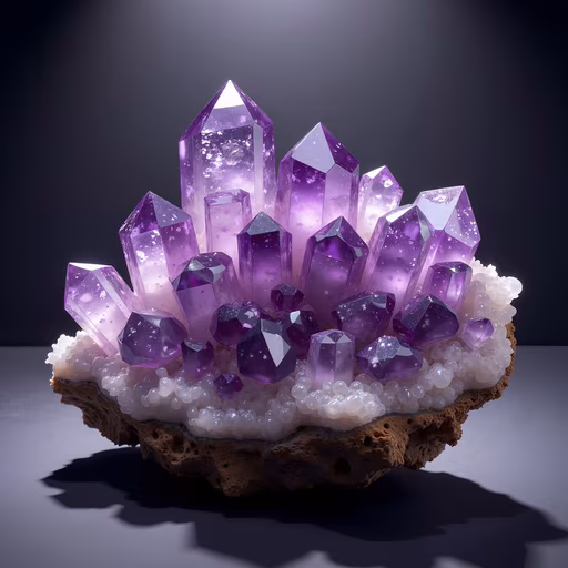 Amethyst Crystal Cluster