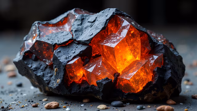 Crystal Lava Illustration