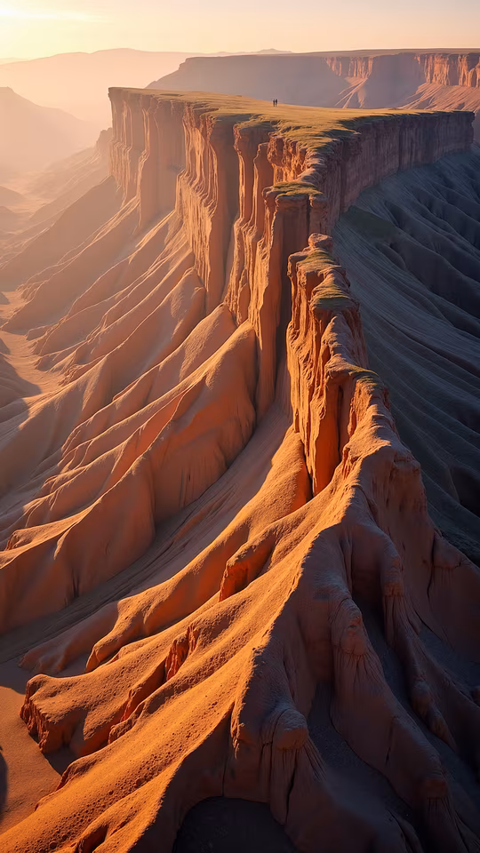 Desert Cliff Sunset