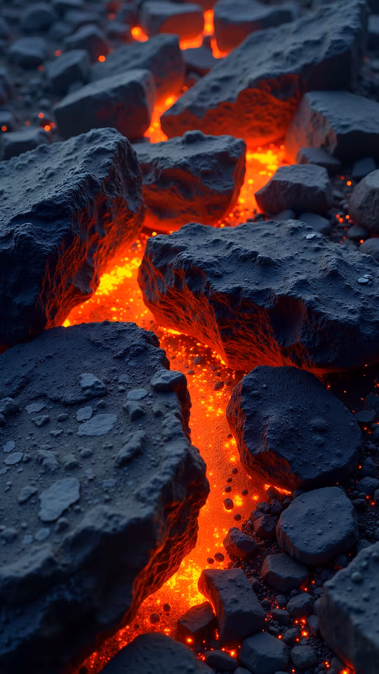 Lava Flow Illustration