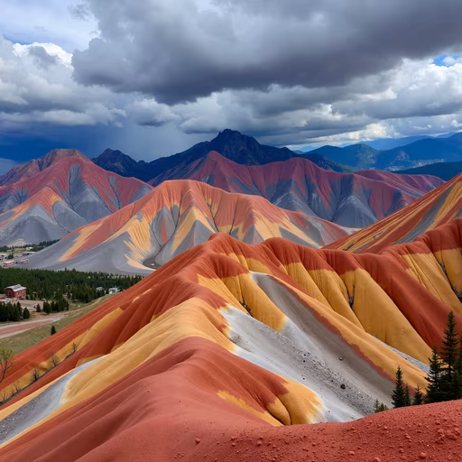 Rainbow Mountains