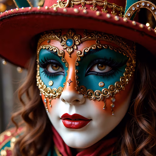 Masquerade Mask Illustration
