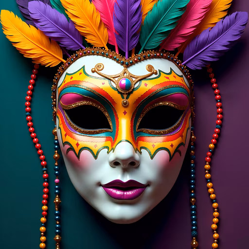 Carnival Mask Illustration
