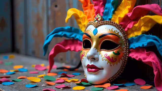 Carnival Mask Illustration