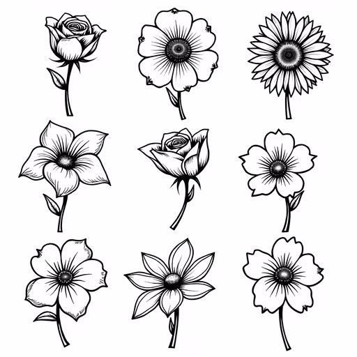 Floral Sketches