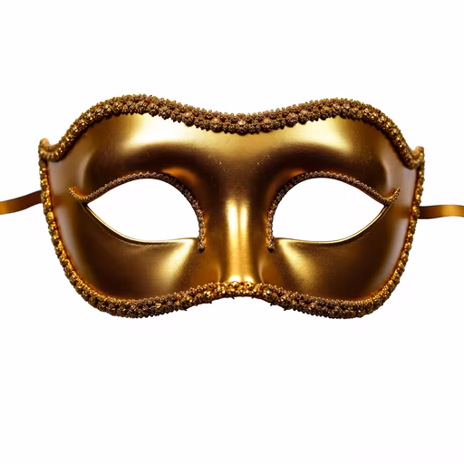 Golden Masquerade Mask