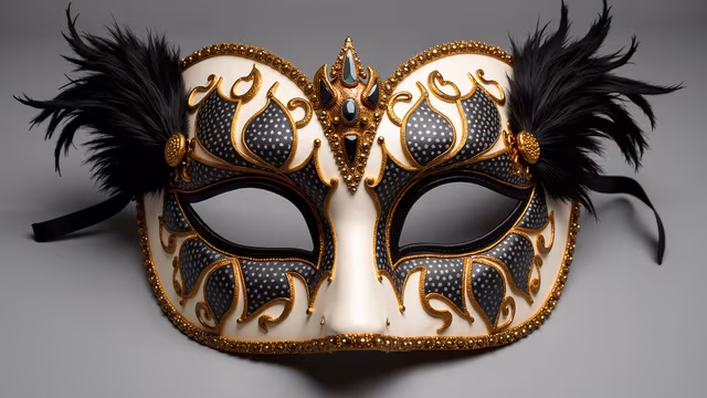 Golden Venetian Mask