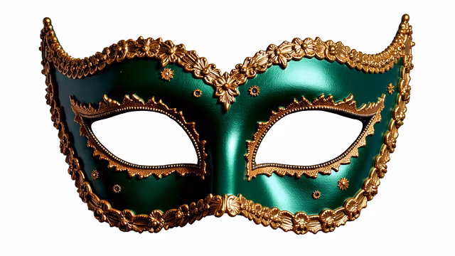 Green Venetian Mask