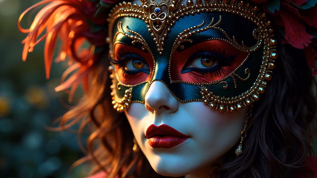 Masquerade Mask Illustration