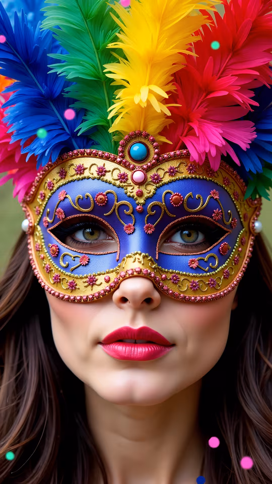 Masquerade Mask Illustration