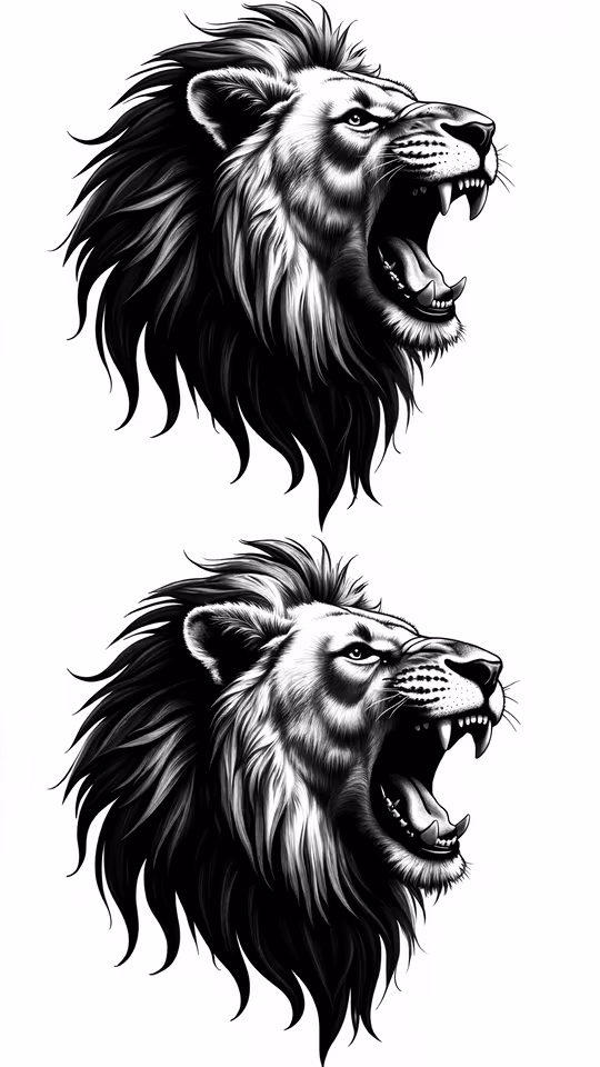 Roaring Lion Illustration