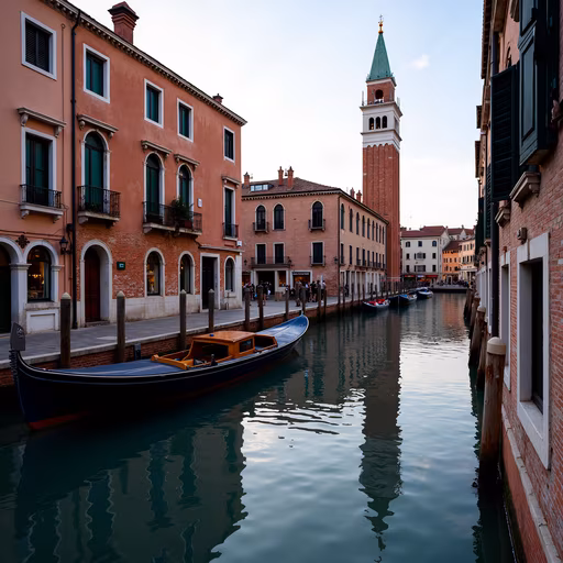Venetian Canal Gondola