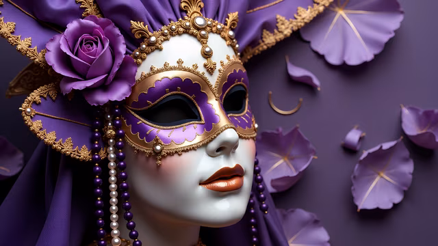 Venetian Mask Illustration