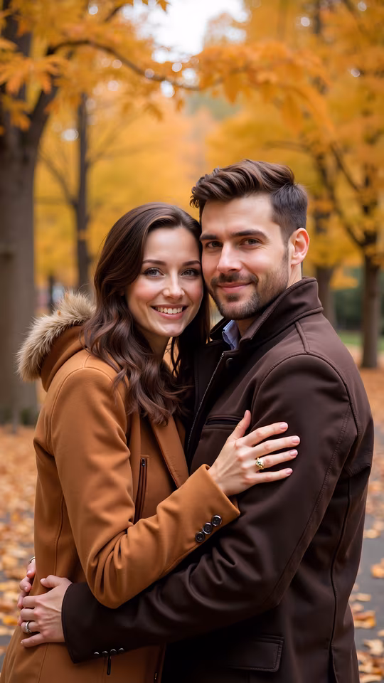 Autumn Romance Illustration