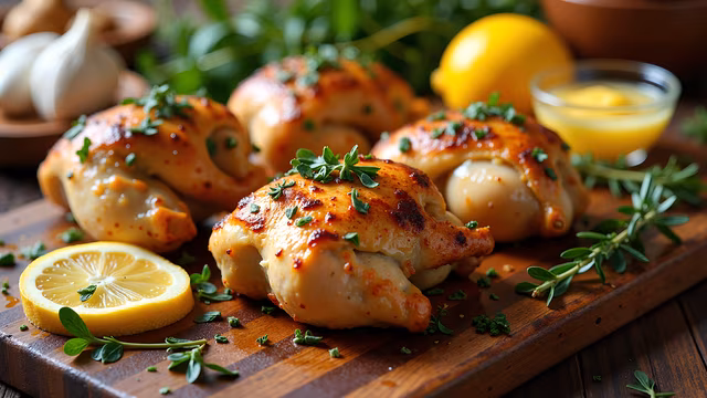 Roasted Chicken With Lemon And Herbs