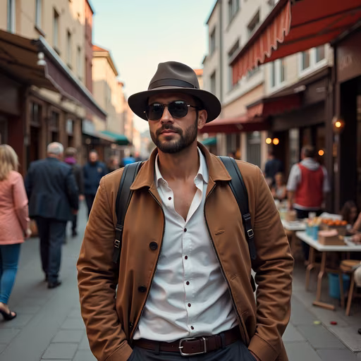 Urban Gentleman In Fedora